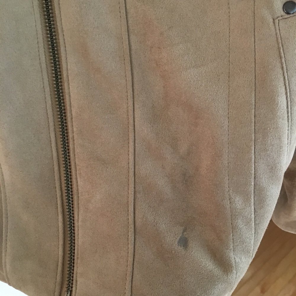 Christopher Banks camel suede jacket - petite M - Picture 2 of 10